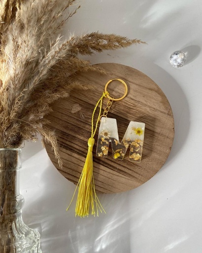Porte clé jaune
