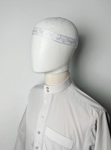 Chéchia saoudienne blanche